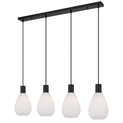 Telbix Tresor 4 Lights Pendant - Black Opal Matt - Mases LightingTelbix