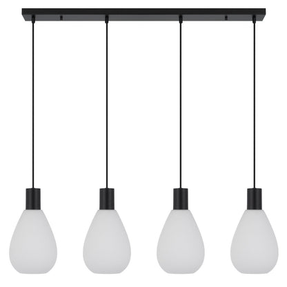 Telbix Tresor 4 Lights Pendant - Black Opal Matt - Mases LightingTelbix