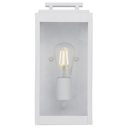Telbix Truman 1 Light Exterior Wall Light White TRUMAN EX1 - WH - Mases LightingTelbix