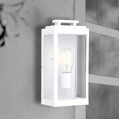 Telbix Truman 1 Light Exterior Wall Light White TRUMAN EX1 - WH - Mases LightingTelbix