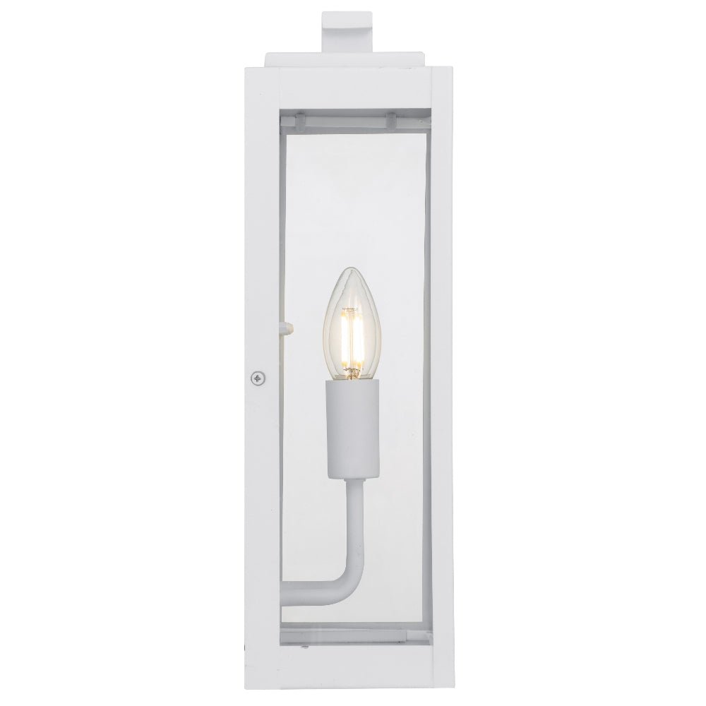 Telbix Truman 2 Light Exterior Wall Light White TRUMAN EX2-WH