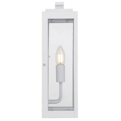 Telbix Truman 2 Light Exterior Wall Light White TRUMAN EX2 - WH - Mases LightingTelbix