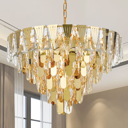 Telbix Valerie 60cm Pendant Chrome/Gold - Mases LightingTelbix