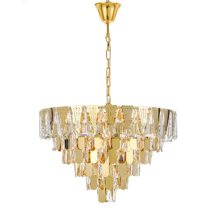 Telbix Valerie 60cm Pendant Chrome/Gold - Mases LightingTelbix