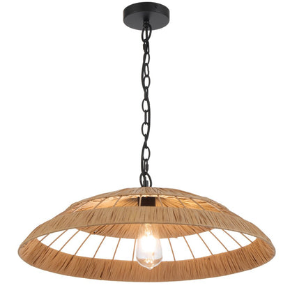 Telbix VALLEJO Pendant Light 60 and 80 Natural Color - Mases LightingTelbix
