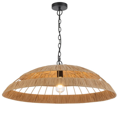 Telbix VALLEJO Pendant Light 60 and 80 Natural Color - Mases LightingTelbix
