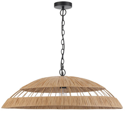 Telbix VALLEJO Pendant Light 60 and 80 Natural Color - Mases LightingTelbix