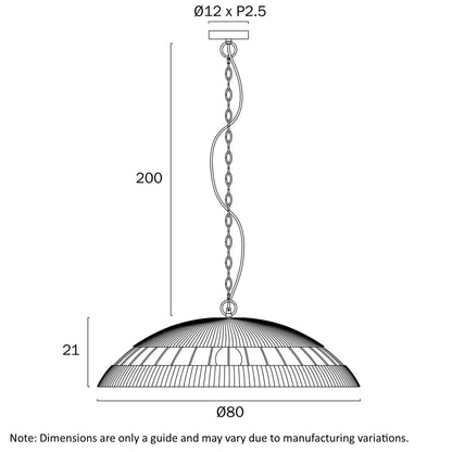Telbix VALLEJO Pendant Light 60 and 80 Natural Color - Mases LightingTelbix