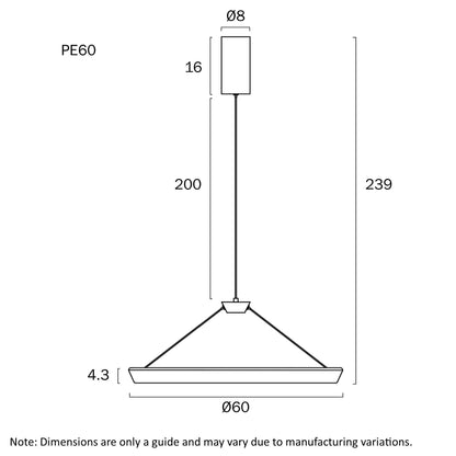Telbix Vantel 60 Pendant - Mases LightingTelbix
