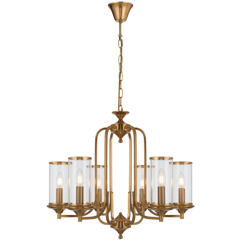 Telbix Velden 6 Light Pendant Copper VELDEN PE06 - CP - Mases LightingTelbix