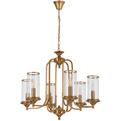 Telbix Velden 6 Light Pendant Copper VELDEN PE06 - CP - Mases LightingTelbix