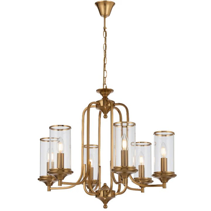 Telbix Velden 6 Light Pendant Copper VELDEN PE06-CP