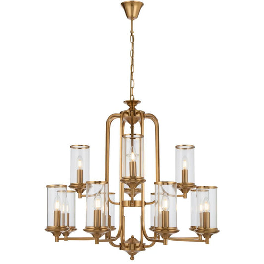 Telbix Velden 8+4 Light Pendant Copper VELDEN PE12 - CP - Mases LightingTelbix