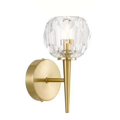 Telbix Zaha 1 Wall Light Antique Gold/Chrome - Mases LightingTelbix