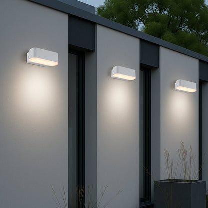 Telbix ZIRON 3CCT LED Exterior Wall Light (Available in Black & White, 10cm & 18cm) - Mases LightingTelbix