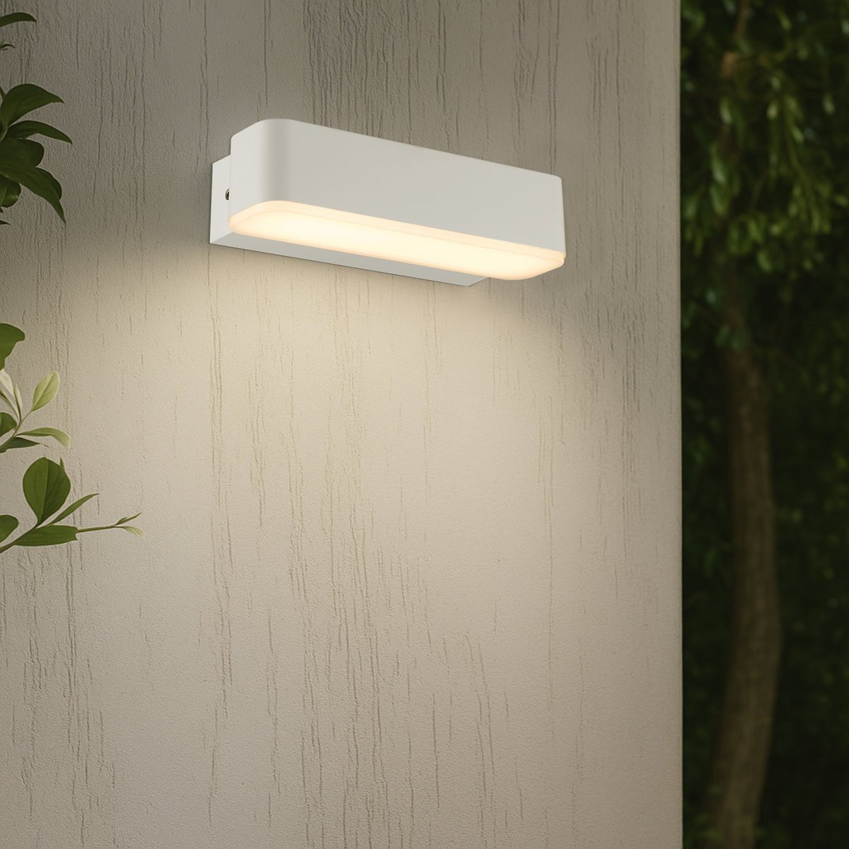 Telbix ZIRON 3CCT LED Exterior Wall Light (Available in Black & White, 10cm & 18cm)
