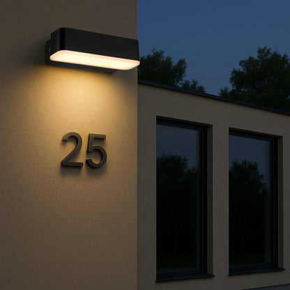 Telbix ZIRON 3CCT LED Exterior Wall Light (Available in Black & White, 10cm & 18cm) - Mases LightingTelbix