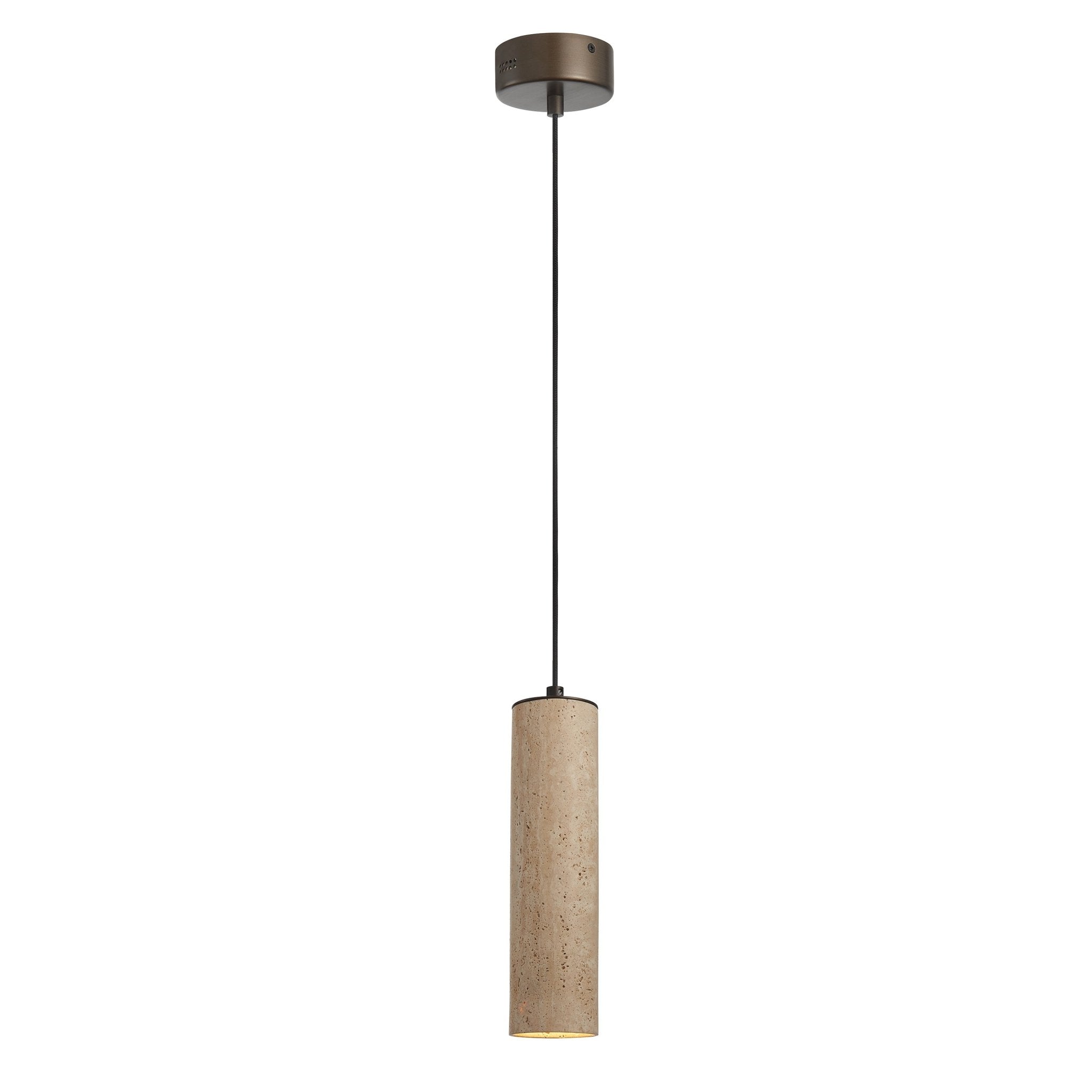 Terra Travertine Pendant Light | Lighting Creations