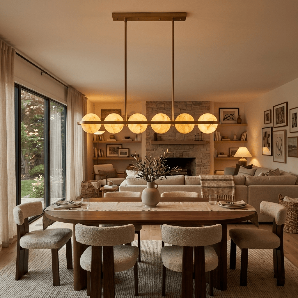 The Meridian 6 Light Linear Pendant | Lighting Creations - Mases LightingLighting Creations