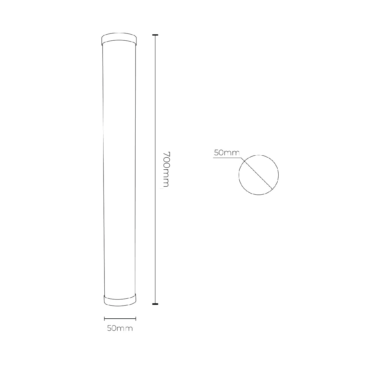 The Shadow Light Small Marble Wall Light | Lighting Creations