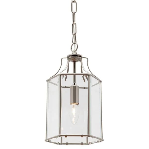 Timeless Glass Pendant Light in Satin Chrome (1/3/6 Light)