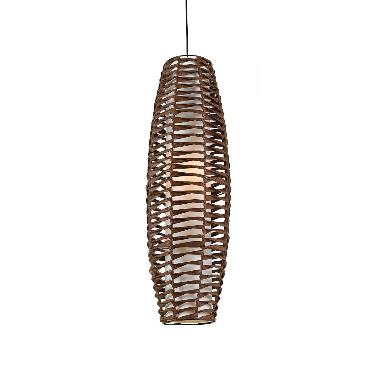 Tribe 1 Light Pendant Large Brown - Tribe PE28-BN