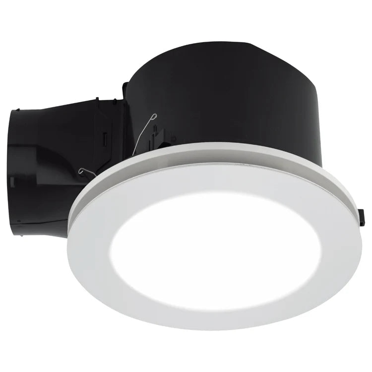 Turboline II Exhaust Fan with CCT LED in White BE511ESPWH - Mases LightingMercator