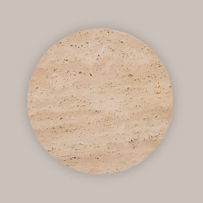 Turkish Stone Travertine Look Halo LED Wall Light – Indoor/Outdoor - Mases LightingMases Lighting