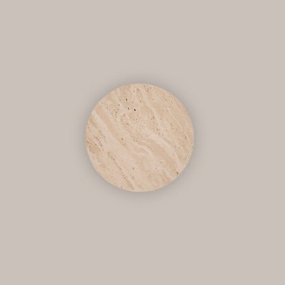 Turkish Stone Travertine Look Halo LED Wall Light – Indoor/Outdoor - Mases LightingMases Lighting