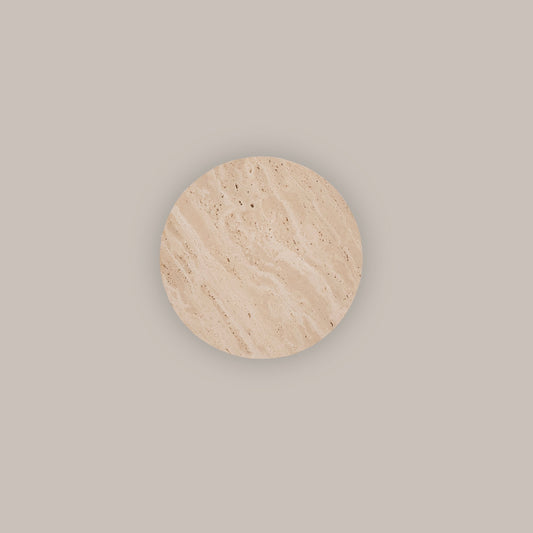 Turkish Stone Travertine Look Halo LED Wall Light – Indoor/Outdoor - Mases LightingMases Lighting