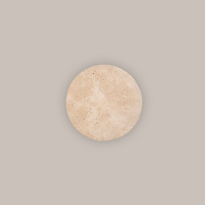 Turkish Stone Travertine Look Halo LED Wall Light – Indoor/Outdoor - Mases LightingMases Lighting
