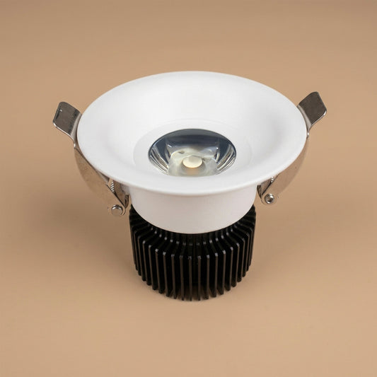 Vega 65mm 10W Architectural Low Glare Downlight Tri-Colour CRI 97+