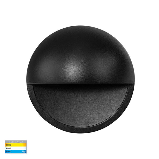 Veko LED Step Light with Eyelid CCT 6w in Black, White Havit Lighting - HV2928T - Mases LightingHavit Lighting