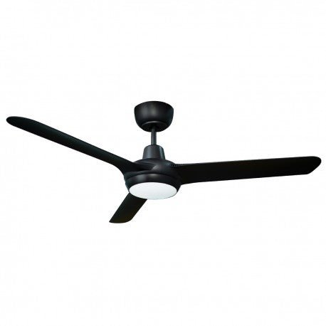 Ventair Spyda 1250mm DC Ceiling Fan With Light SPYDC1253BL-L - Mases LightingVentair