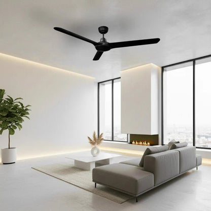 Ventair Spyda 1400mm DC Ceiling Fan SPYDC1423BL - Mases LightingVentair