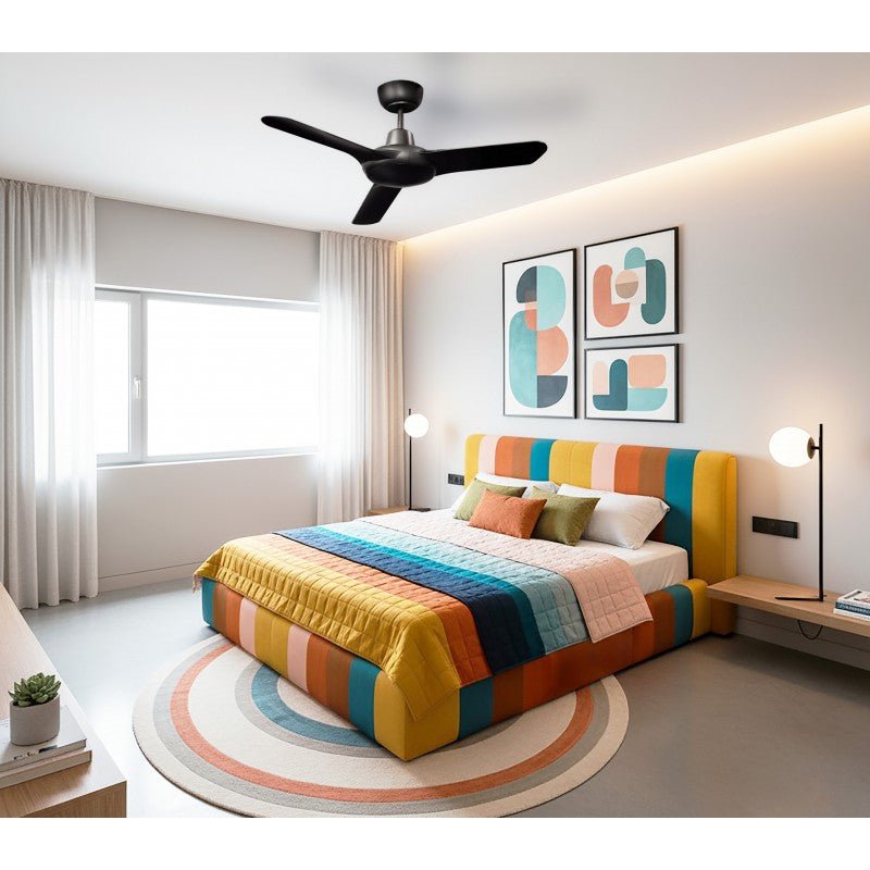 Ventair Spyda 900mm DC Ceiling Fan SPYDC903BL - Mases LightingVentair