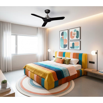 Ventair Spyda 900mm DC Ceiling Fan SPYDC903BL - Mases LightingVentair