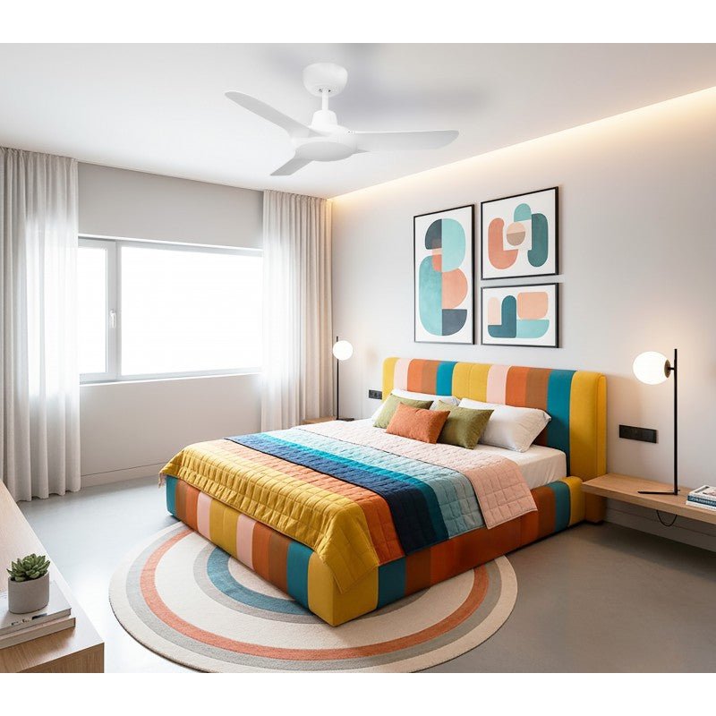 Ventair Spyda 900mm DC Ceiling Fan SPYDC903WH - Mases LightingVentair