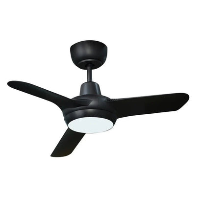 Ventair Spyda 900mm DC Ceiling Fan With Light SPYDC903BL-L - Mases LightingVentair