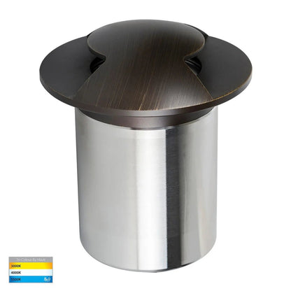 Viale LED in - Ground Light Double Way in 316 Stainles Steel, Antique Brass, Brass or Graphite Havit Lighting - HV19072T - Mases LightingHavit Lighting