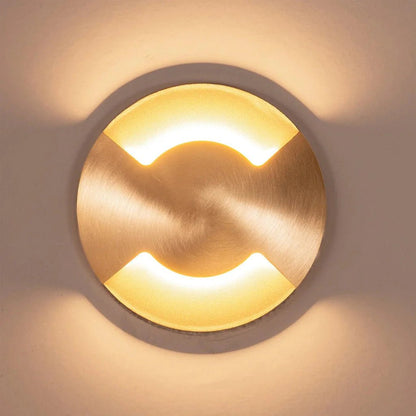 Viale LED in - Ground Light Double Way in 316 Stainles Steel, Antique Brass, Brass or Graphite Havit Lighting - HV19072T - Mases LightingHavit Lighting