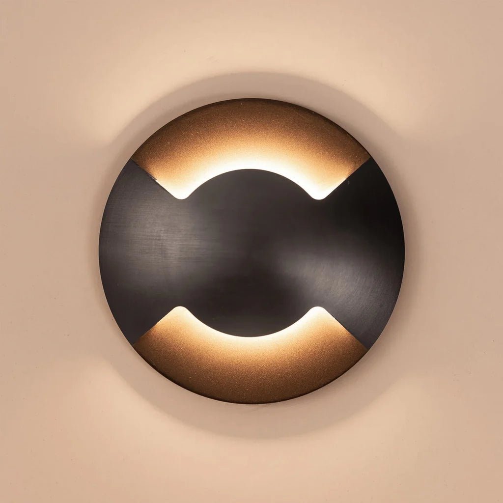 Viale LED in - Ground Light Double Way in 316 Stainles Steel, Antique Brass, Brass or Graphite Havit Lighting - HV19072T - Mases LightingHavit Lighting