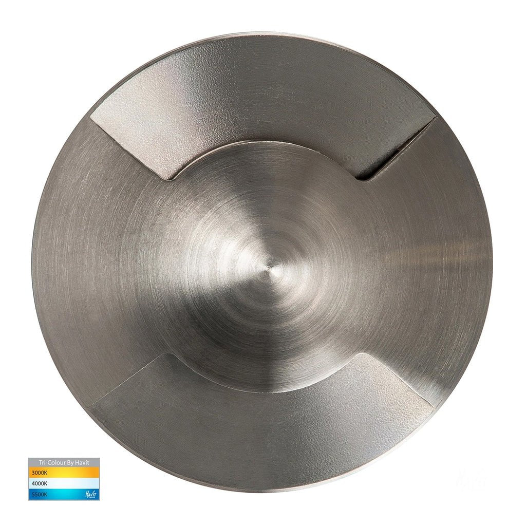 Viale LED in - Ground Light Double Way in 316 Stainles Steel, Antique Brass, Brass or Graphite Havit Lighting - HV19072T - Mases LightingHavit Lighting