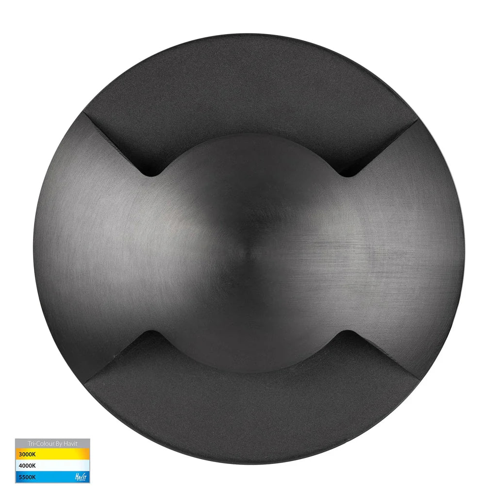 Viale LED in - Ground Light Double Way in 316 Stainles Steel, Antique Brass, Brass or Graphite Havit Lighting - HV19072T - Mases LightingHavit Lighting