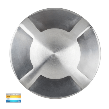 Viale LED in - Ground Light Four Way in 316 Stainles Steel, Antique Brass, Brass or Graphite Havit Lighting - HV19092T - Mases LightingHavit Lighting