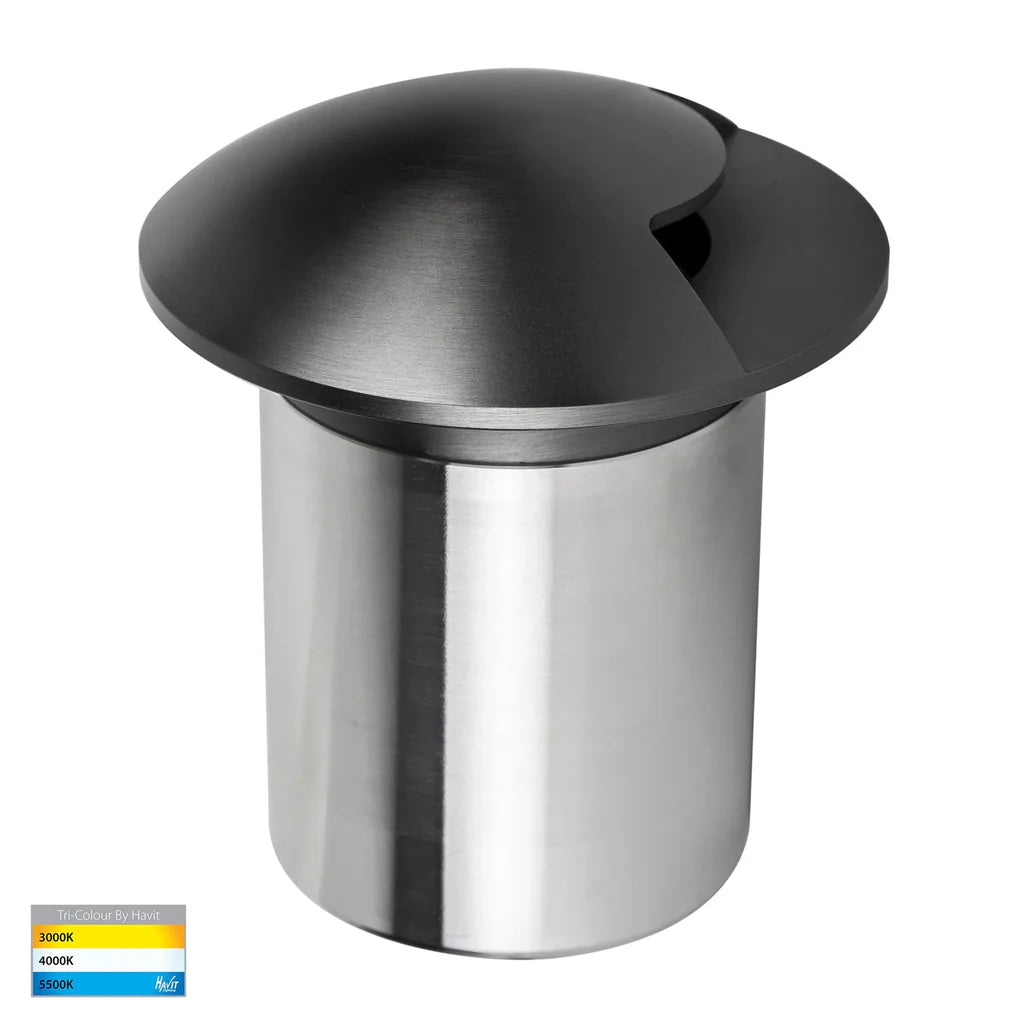 Viale LED in - Ground Light Single Way in 316 Stainles Steel, Antique Brass, Brass or Graphite Havit Lighting - HV19062T - Mases LightingHavit Lighting