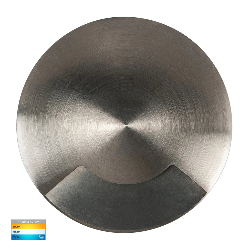 Viale LED in - Ground Light Single Way in 316 Stainles Steel, Antique Brass, Brass or Graphite Havit Lighting - HV19062T - Mases LightingHavit Lighting