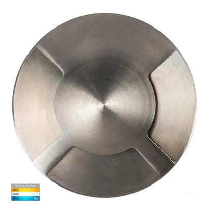Viale LED in - Ground Light Triple Way in 316 Stainles Steel, Antique Brass, Brass or Graphite Havit Lighting - HV19082T - Mases LightingHavit Lighting