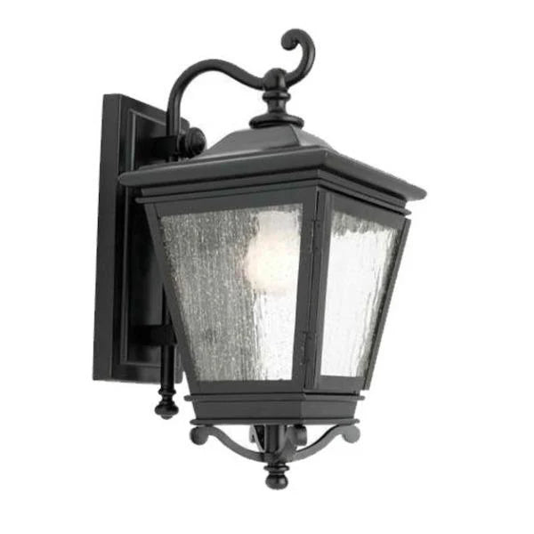 Victorian Wall Lantern in Old Dark Bronze or Black