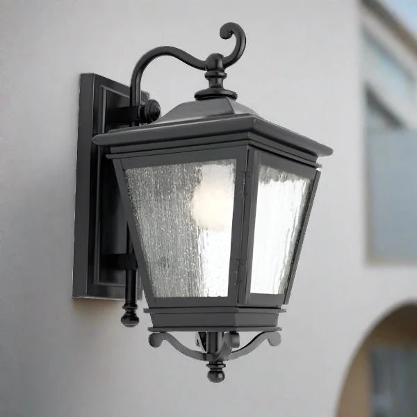 Victorian Wall Lantern in Old Dark Bronze or Black - Mases LightingCougar Lighting